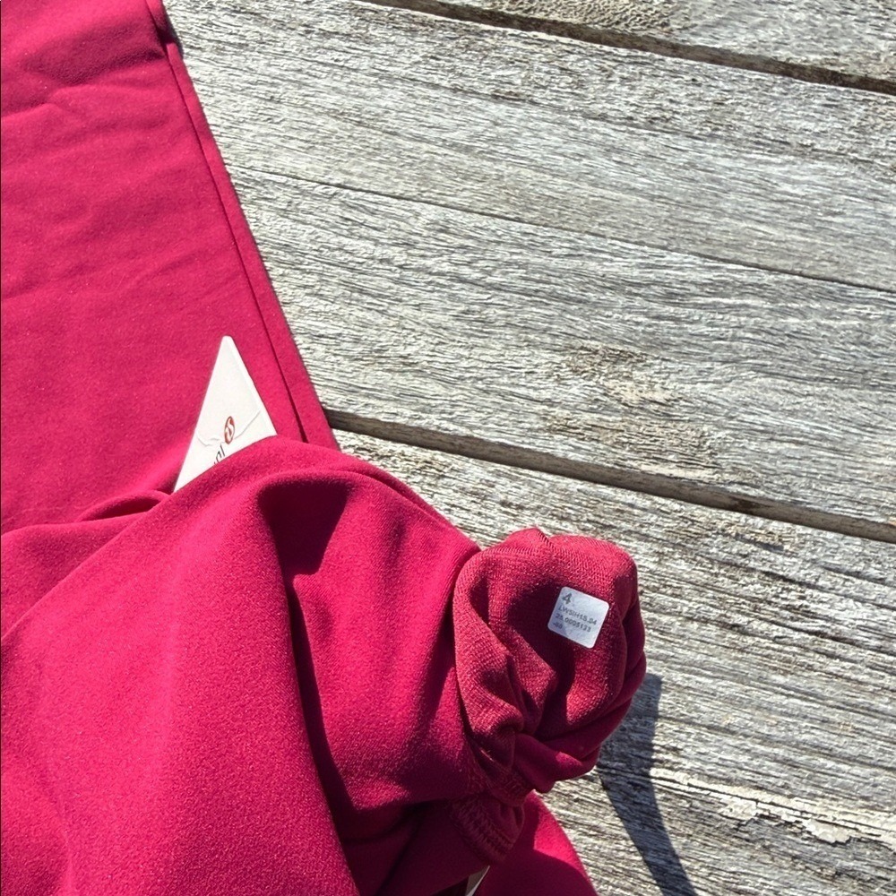 Lululemon Align No Line High-Rise Pant 25" Berry Rumble pink size 4‎ NWT - Picture 5 of 5